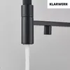 Lana | 3 Wege Schwarz matt ausziehbare Armatur | Edelstahl Produktbild-Vorschau 6