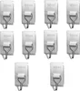 INF Selbstklebende Edelstahlhaken - 10er Pack, Wandhaken Produktbild-Vorschau 1