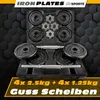 ScSPORTS® Kurzhanteln - 2er Set, 20 kg, mit Koffer, inkl. 8 Produktbild-Vorschau 2