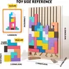 Holz 3D Puzzle 42 Teile, Tetris Geometrie Spiel, Denkspiel Produktbild-Vorschau 13