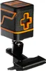 A black and orange laser level device with a clip mount. Náhľad obrázku produktu