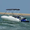 vidaXL 3-Bow Bimini-Top avec panneaux latéraux en maille Voir les images du produit 2