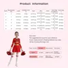 Kinder Cheerleader Kostüm für Mädchen Gr. 122–128 – Produktbild-Vorschau 7