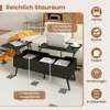 Mesa de centro COSTWAY con tapa elevable, mesa auxiliar con Vista previa de la imagen del producto 4