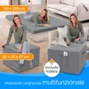 Materasso pieghevole ELONEO 160x200x 8 cm, materasso Anteprima dell’immagine prodotto 2