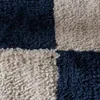 Volero - Teppich Kariert - Blox Fringe Blau Weiß - 160x230 Produktbild-Vorschau 7