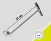 Zugstange für Tarrox Transportroller 66/91cm Produktbild-Vorschau 2