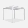 Pergola bioclimatica 3x3m in alluminio e acciaio, lamelle Anteprima dell’immagine prodotto 1