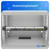 hb-digital Patchpanel 19 zoll 24-Port mit CAT 6a RJ45 Produktbild-Vorschau 8