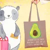 Mr. & Mrs. Panda Stoffbeutel Avocado Glücklich - Braun Produktbild-Vorschau 2