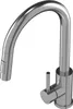 A single kitchen faucet shown from a three-quarter angle against a white background. Produktbild-Vorschau