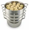 Dampfkocher Mantowarka + Topf mit Antihaft-Wabenstruktur Produktbild-Vorschau 2