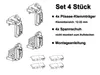 Klemmträger, Fensterhaken für Plissees inkl. Spannschuh, Produktbild-Vorschau 7