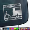 PantherPixel Rollstuhl Aufkleber Behindert 3m Rampe Produktbild-Vorschau 1