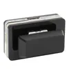 A black programmable USB button with a silver trim and a USB-C port. Produktbild-Vorschau