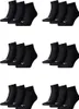 Puma QUARTER PLAIN (3 PAIRES) NOIR 39-42 Voir les images du produit 6