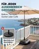 Sekey Sonnenschirmständer Halbrunder Schirmständer 38mm, Produktbild-Vorschau 7