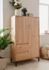 finori Korsika 53A Highboard, Nachbildung Artisan Oak Maß: Produktbild-Vorschau 5