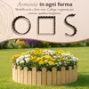 Floranica Bordura da giardino legno 200 x 40 cm ondulata Anteprima dell’immagine prodotto 4