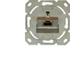 A close-up, top-down view of a network socket mounting bracket with an RJ45 connector visible. Produktbild-Vorschau