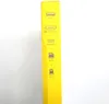 A yellow box with icons and text indicating product features. Produktbild-Vorschau