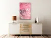 Italienischer Leinwand Leinwandbild - Figure on Pink Produktbild-Vorschau 2