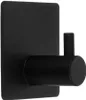 A black adhesive hook is shown against a white background. Anteprima dell’immagine prodotto