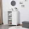 Yaheetech Freistehender Badschrank mit Doppeltür und Produktbild-Vorschau 2