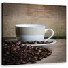 Leinwandbild Tasse Kaffee Vintage 60x60 Feeby Braun bild Produktbild-Vorschau 1