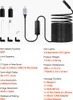 A product image displaying an endoscope camera and its accessories, along with a detailed specification list. Produktbild-Vorschau