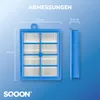 SQOON HEPA13 Ersatzfilter für Philips FC8031 Vakuum 3X, Produktbild-Vorschau 5
