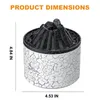 （White）Humidifier Volcano Aroma Diffuser Fragrance Lamp Oil Náhled obrázku produktu 2