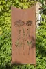 Stele Metall Edelrost Sichtschutz "Wildblume" Windschutz Produktbild-Vorschau 3