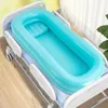 An inflatable bathtub is placed on a hospital bed. Náhled obrázku produktu