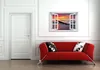 Wallario Premium Glasbild mit Fensterrahmen, freischwebende Produktbild-Vorschau 2