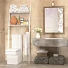 Toilettenregal Badregal Waschmaschinenregal, mit 2 Ablagen Produktbild-Vorschau 6
