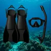 Tauchset Maske mit Schnorchelflossen zum Schwimmen Größen Produktbild-Vorschau 2