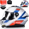 LS2 FF808 Stream II Vintage Helm, weiß/blau/rot, M (57/58) Produktbild-Vorschau 9