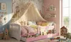 Letto per ragazzi 180x90 cm bianco/rosa | Set completo con Anteprima dell’immagine prodotto 3