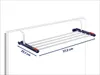A product shot of a hanging drying rack with dimensions indicated. Produktbild-Vorschau