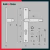 KOTARBAU® Zestaw gałek do klamek z wkładką bębenkową 72 mm Podgląd zdjęcia produktu 7