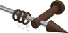 Interdeco Gardinenstange / Vorhangstange Silbergrau / Produktbild-Vorschau 1