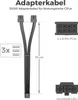 deleyCON 30cm PCIe 16pin (12+4pin) Stecker auf 2x8(6+2pin) Produktbild-Vorschau 7