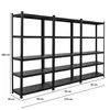 Mega Deal | 3x All Black Series Schwerlastregal Ragnar | Produktbild-Vorschau 2