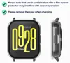 kwmobile 2x Glas Hülle für Xiaomi Redmi Watch 5 Active Produktbild-Vorschau 5