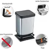 ROTHO Treteimer schwarz/metallicsilber, Inhalt: 20 Liter Produktbild-Vorschau 4