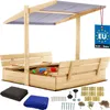 KOTARBAU® Bac à Sable Enfant Extérieur Bois de Pin 120 x Voir les images du produit 1