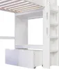 Gaming Hochbett mit Schreibtisch, LED-Beleuchtung, USB & Produktbild-Vorschau 9