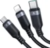 Ladekabel / Datenkabel USB-A zu USB-C / Lightning / Produktbild-Vorschau 3