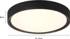 TRIO LED-Deckenleuchte LB25 CLARIMO sw 18W 1850lm 3000K Produktbild-Vorschau 4